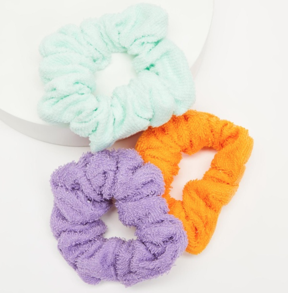  terry towelling scrunchies from Senso