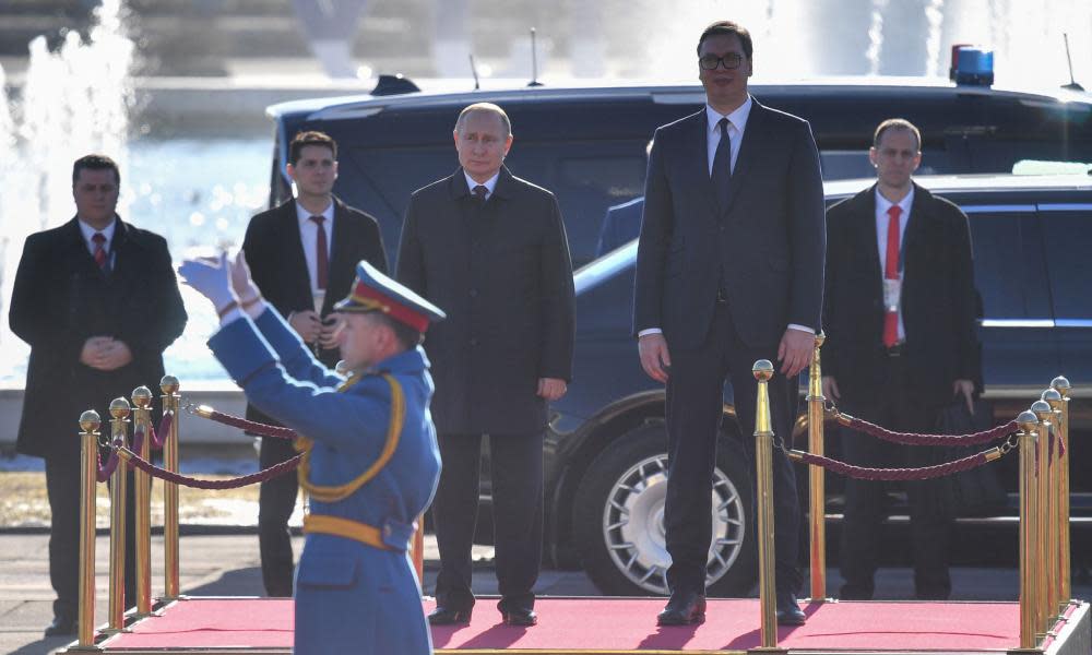 Vladimir Putin and Aleksandar Vučić