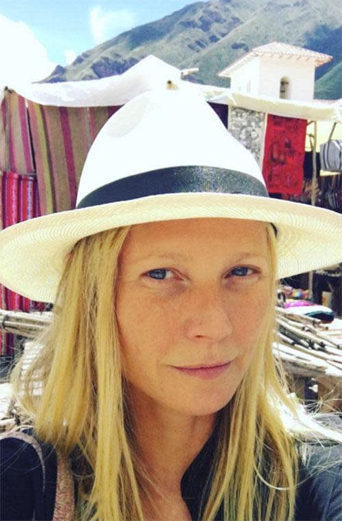 Gwyneth Paltrow shares her holidays snaps