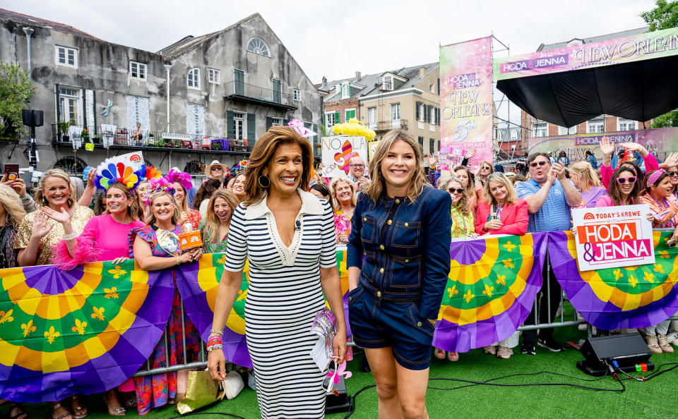 Hoda and Jenna in New Orleans (Nathan Congleton / TODAY)