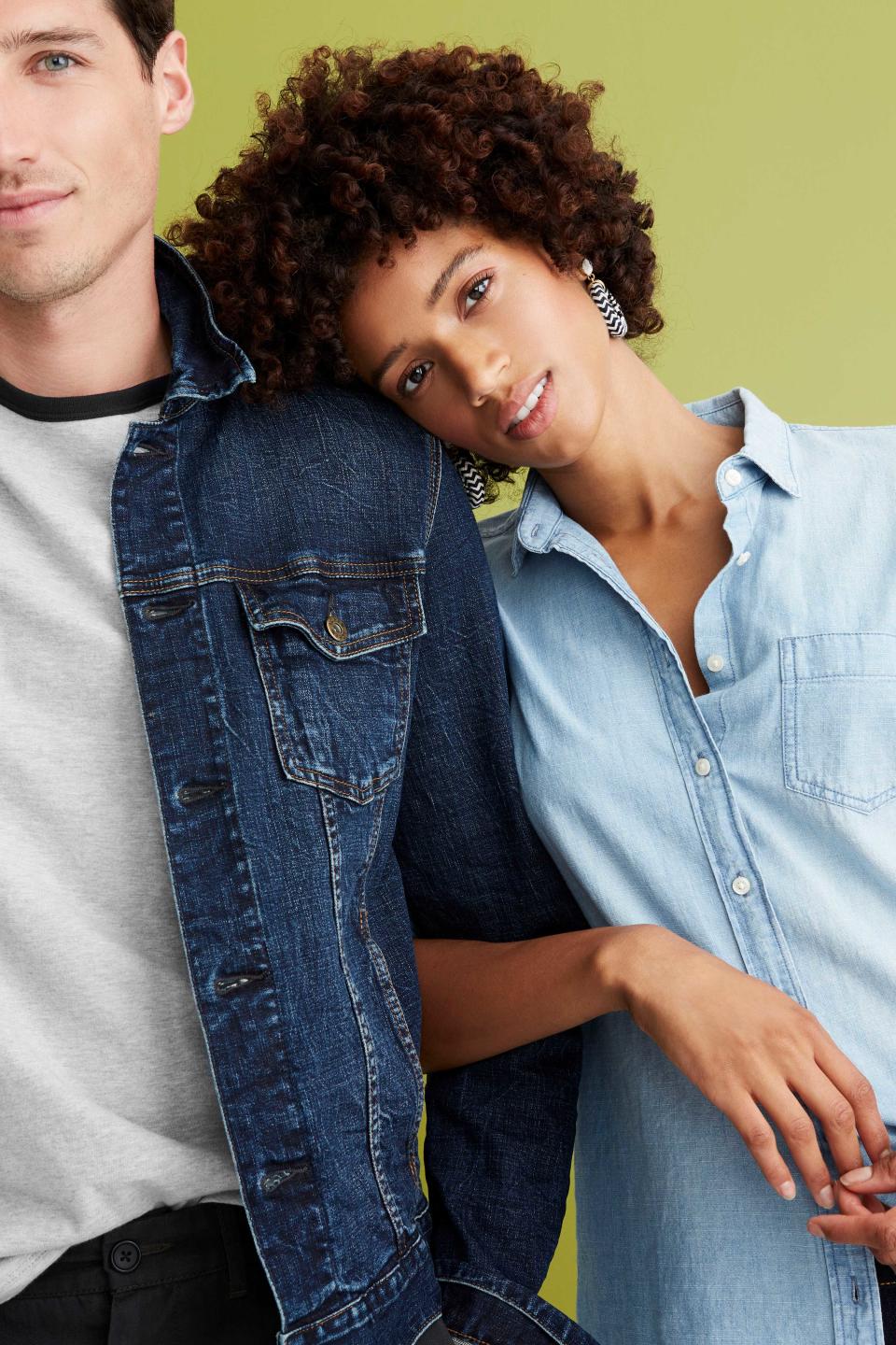 You can pick up denim jackets and chambray shirts from J.Crew’s Mercantile line on Amazon. (Photo: courtesy of Amazon)