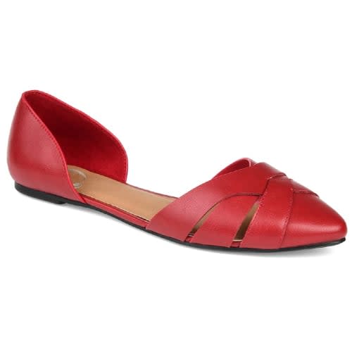 <p>Yup, the <span>Brinley Co. Women's Crisscross Heel Cuff Flat</span> ($40, originally $70) are as fabulous IRL as they look online. "They fit perfectly," says one reviewer, adding that they receive "a lot of compliments on them."</p>