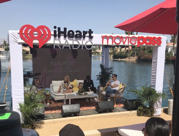 MoviePass and iHeartRadio at a promotional event in March.