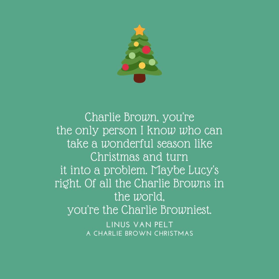 Charlie Brown Christmas Quotes