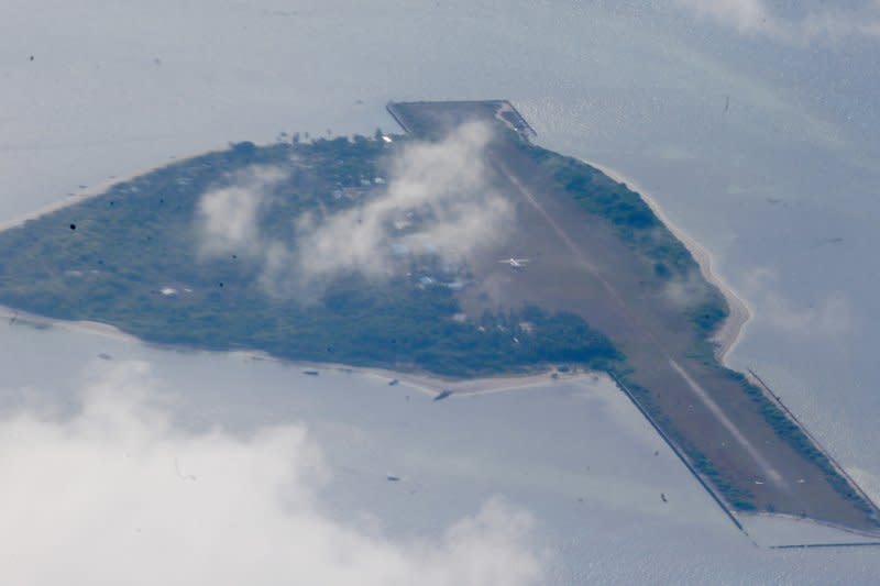 南海，中業島（Thitu Island）（AP）