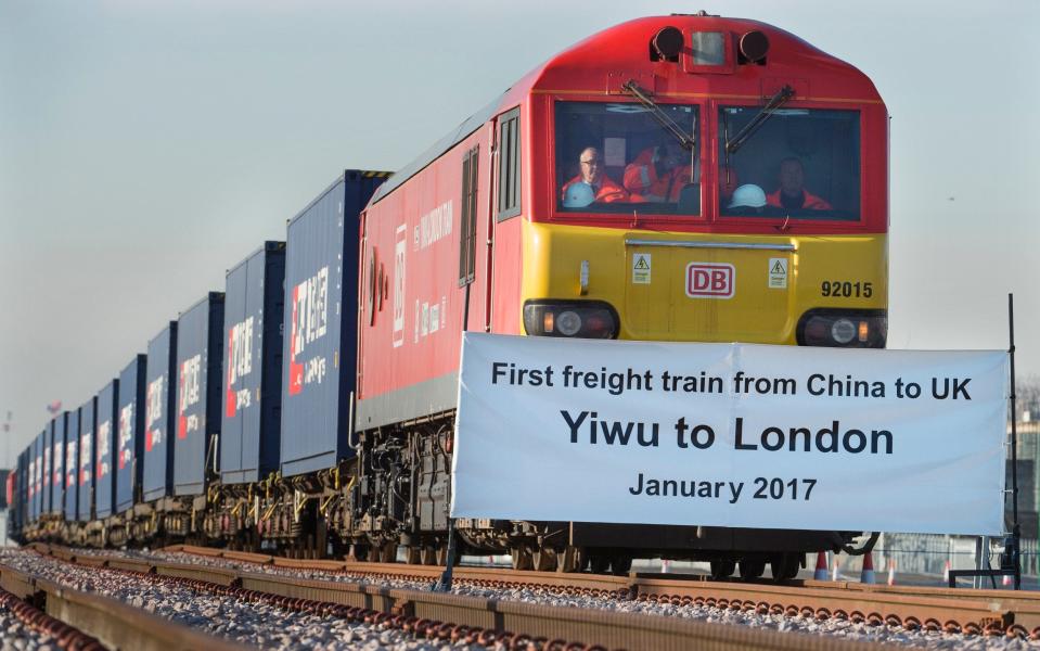 China-UK train - Credit: JULIAN SIMMONDS