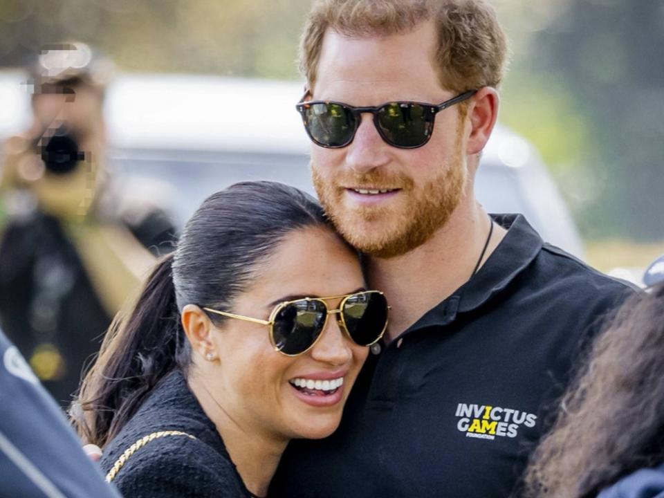 Prinz Harry und Herzogin Meghan trafen sich erneut mit Oprah Winfrey. (Bild: imago/ANP)