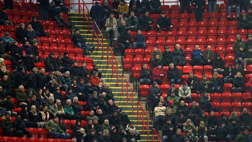 Many Sheffield United fans left before the end of the match at Bramall Lane. - David Rogers/Getty Images