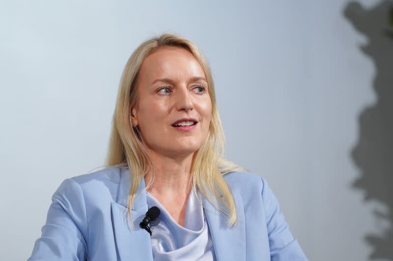 Deutsche Bank Private Bank CIO APAC Stefanie Holtze Jen speaks at the Reuters NEXT conference in Singapore