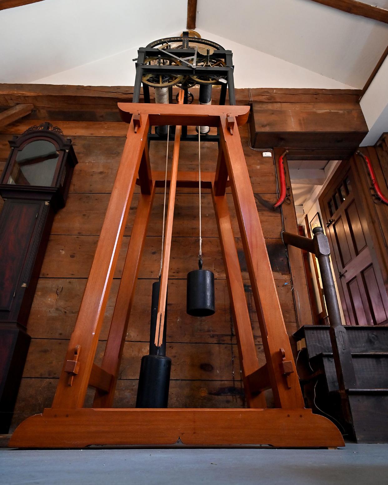 Willard House & Clock Museum Tower Clock in Grafton circa 1839.