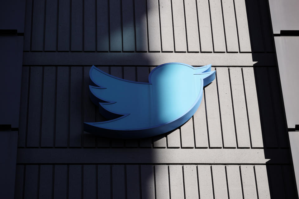 SAN FRANCISCO, CA - NOVEMBER 18: Twitter Headquarters is seen in San Francisco, California, United States on November 18, 2022. (Photo by Tayfun Coskun/Anadolu Agency via Getty Images)