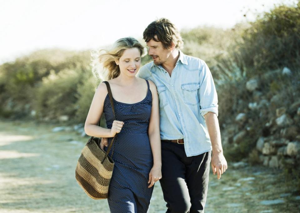 BEFORE MIDNIGHT, from left: Julie Delpy, Ethan Hawke, 2013. ph: Despina Spyrou/©Sony Pictures Classics/courtesy Everett Collection