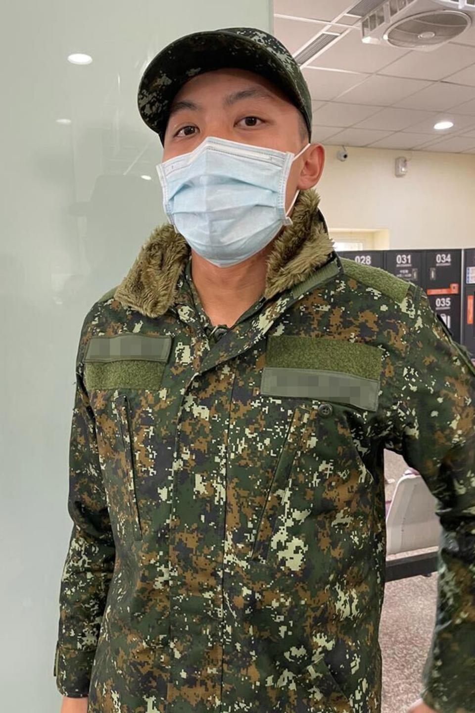 Lee, a 30-year-old army sergeant, has family in China, but he says this will not affect his resolve to defend Taiwan (Kim Sengupta/The Independent)