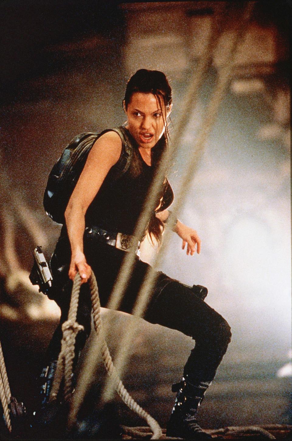 Angelina Jolie in ‘Lara Croft: Tomb Raider’ (2001)Alex Bailey/Lawrence Gordon/Mutual Film/Paramount/Kobal/Shutterstock