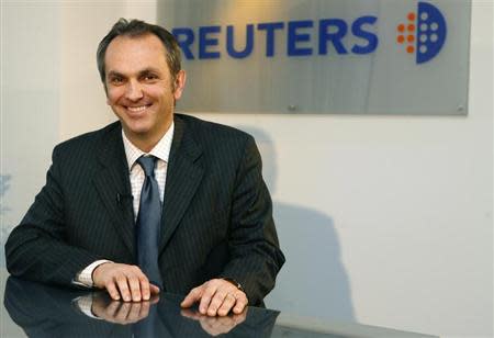 Luca Maestri, CFO of GM Europe, poses after an exclusive interview at the Reuters Auto Summit in Frankfurt November 19, 2007. REUTERS/Alex Grimm
