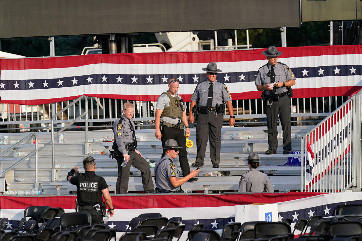 Butler Pennsylvania Law Enforcement Police Trump Rally Jabin Botsford/The Washington Post via Getty Images