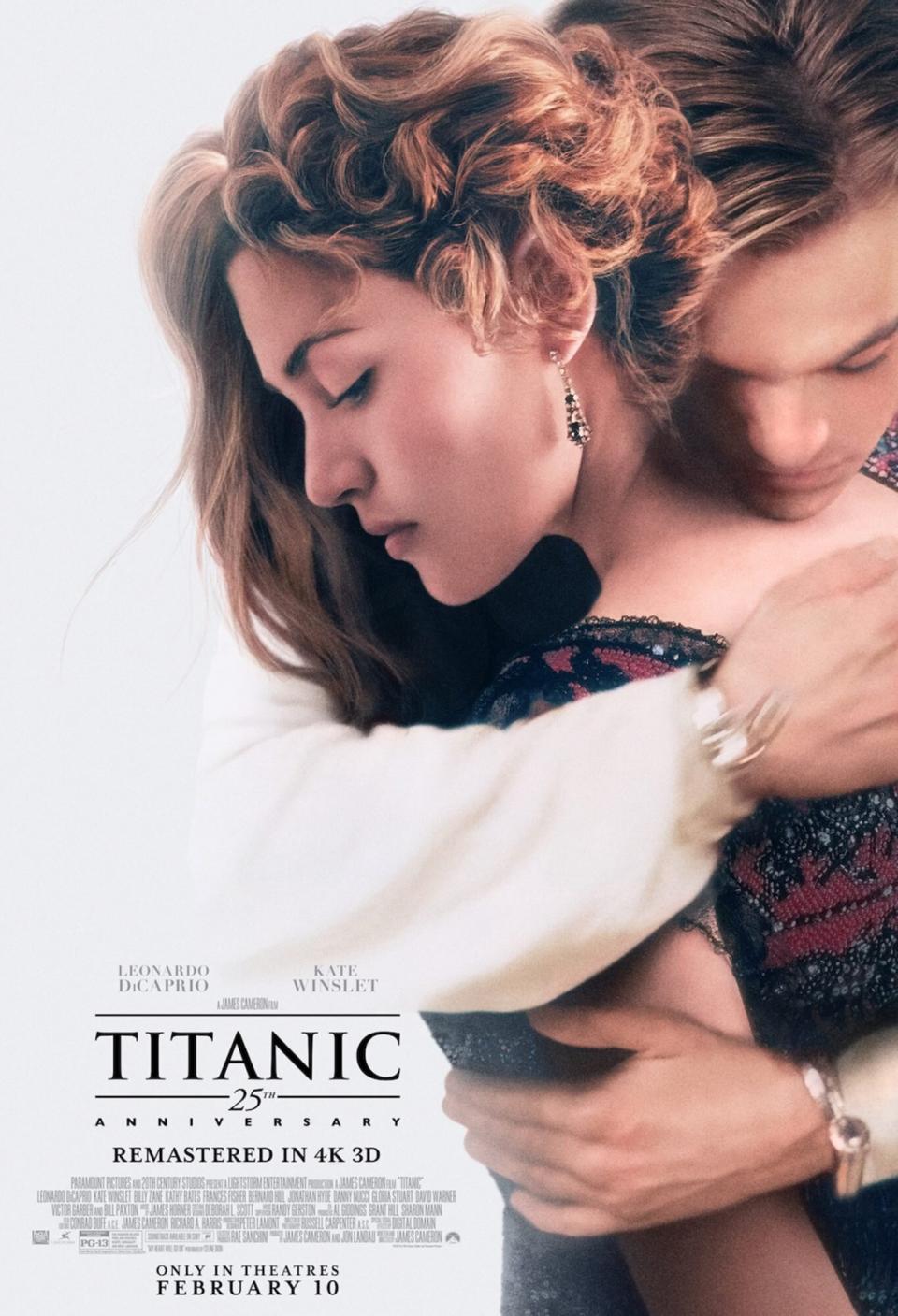 25th Anniversary Re-Release of "Titanic" Poster Art
