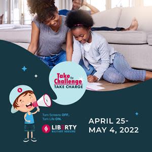 Join us in turning screens off and turning life on from April 25 - May 4, 2022.