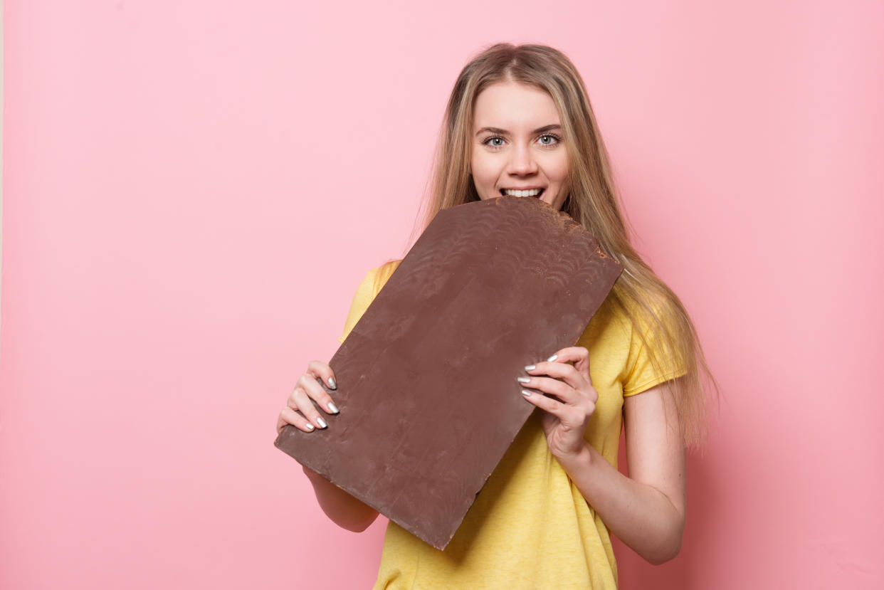 Chocolate may be delicious but for some people it gives them a face full of spots. Photo: Getty Images