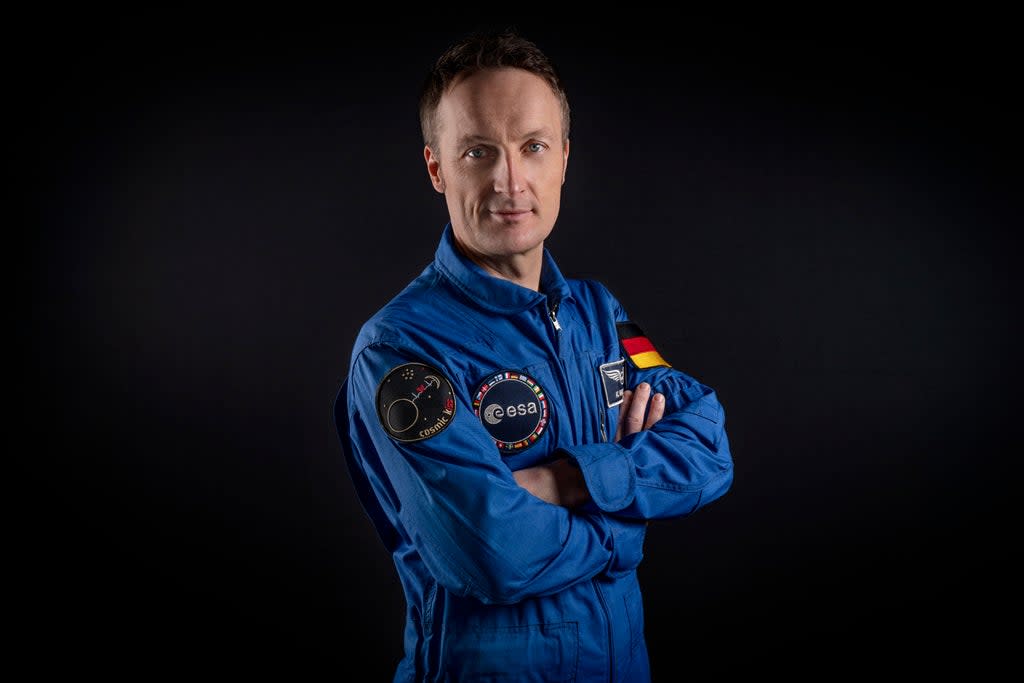ESA astronaut of German nationality Matthias Maurer. This portrait was taken in November 2020.  (ESA)