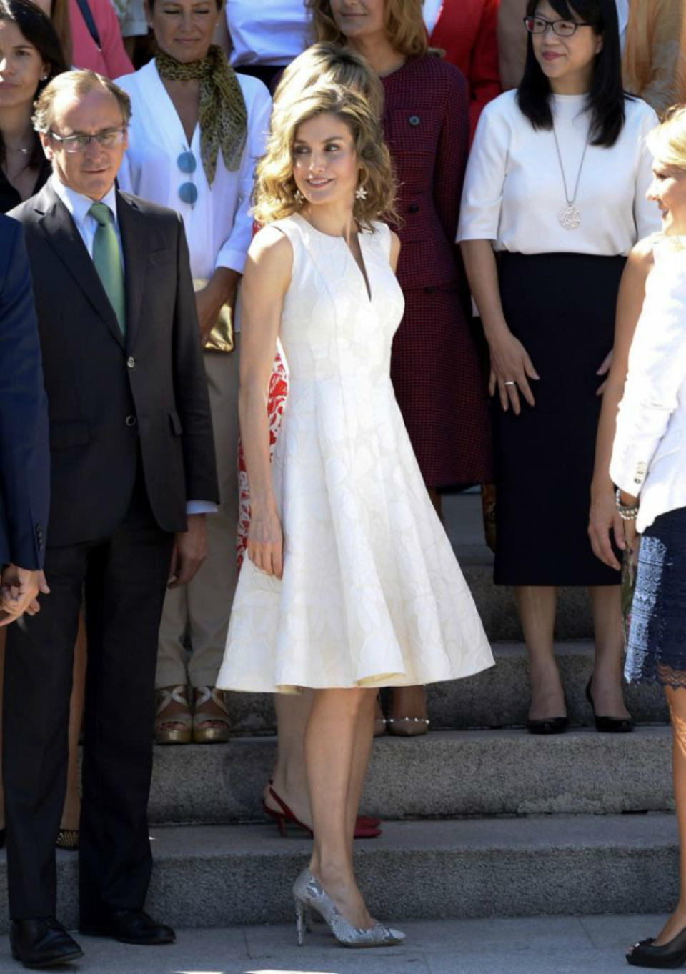 <p>Sin embargo, nuestro vestido favorito de aquel verano fue el que estrenó en los premios FEDEPE. ¿Su autora? Carolina Herrera. (Foto: Getty Images). </p>