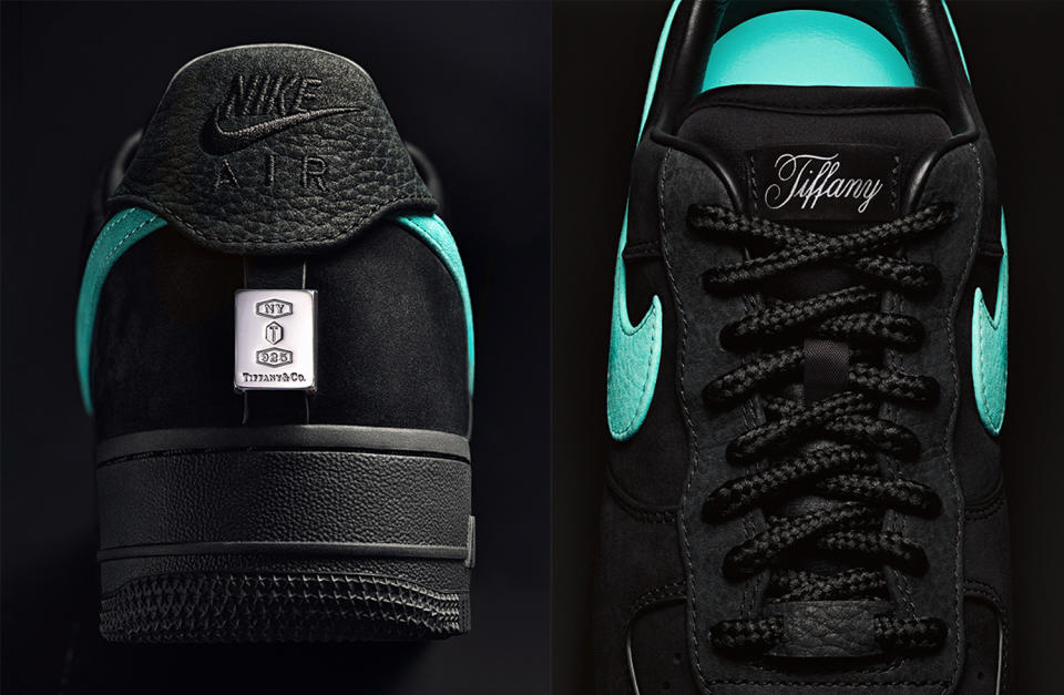 Nike x Tiffany & Co.聯名AF1波鞋3月登場！黑色麂皮襯Tiffany Blue Logo潮人準備搶購