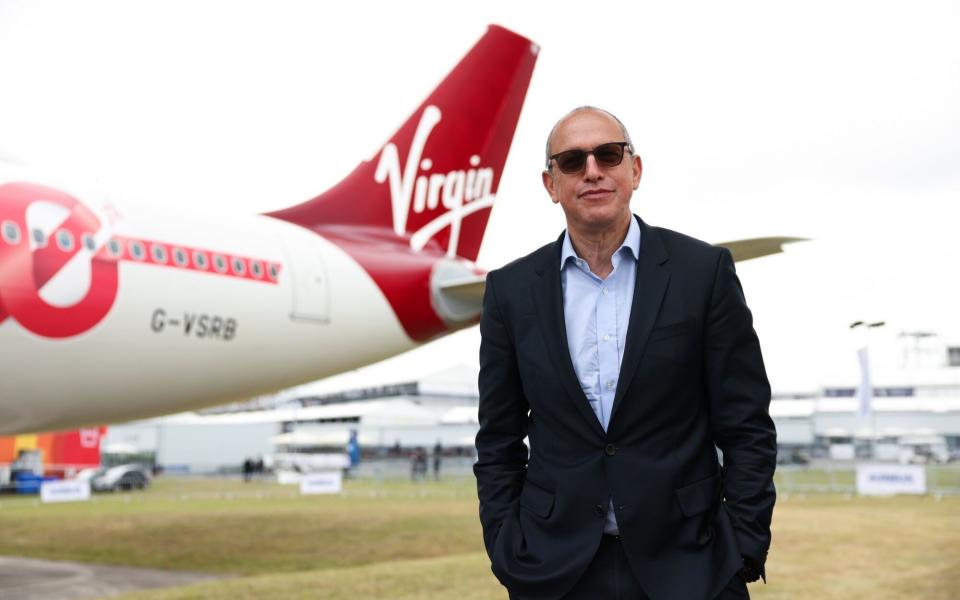 Virgin Atlantic's CEO Shai Weiss, pictured here at Farnborough International Airshow, has announced an order for another seven A330neos