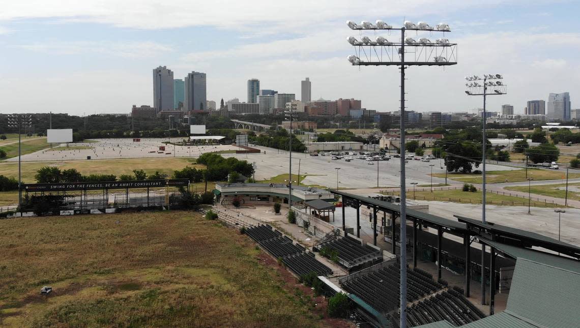 The Tarrant Regional Water District will demolish LaGrave Field, seen deteriorating in this 2018 file photo.