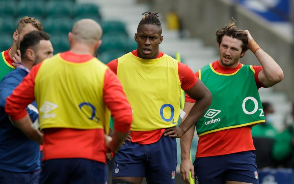 Maro Itoje and Tom Curry - AP Pool 