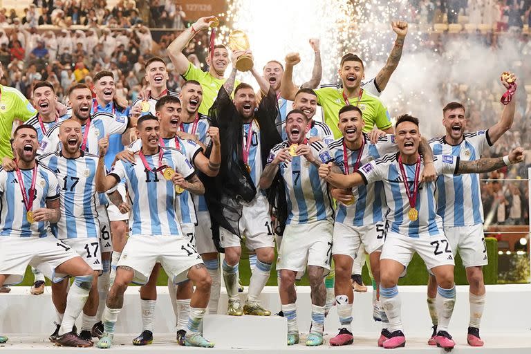 La selección Argentina se consagró campeón de la Copa del Mundo de Qatar 2022