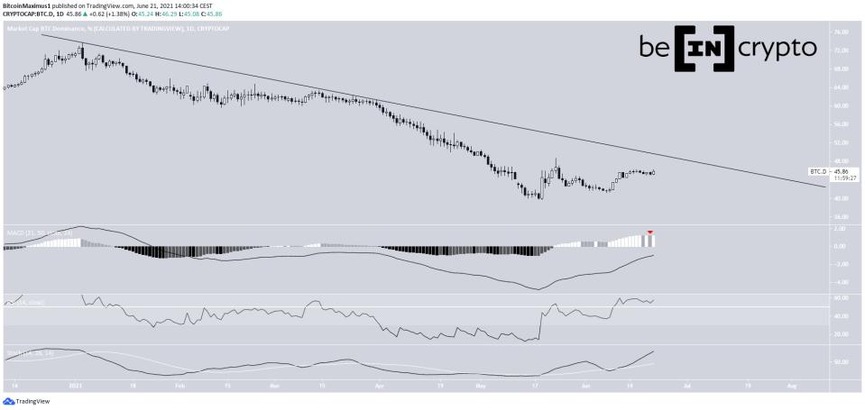 BTCD Daily movement