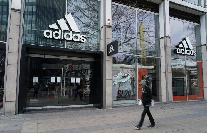 Coronavirus shutdowns slash Adidas net profit by 95% in first quarter