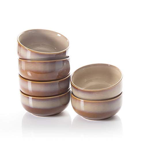 6) Hasense Ceramic Cereal Bowls Set of 6