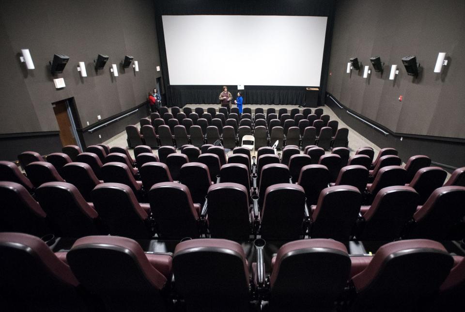 A view of the 169-seat theater at the Tull Family Theater in Sewickley.
