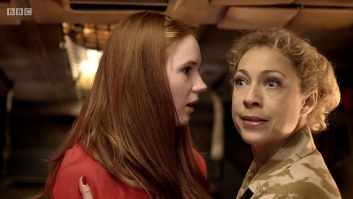 karen gillan, alex kingston, doctor who the time of angels