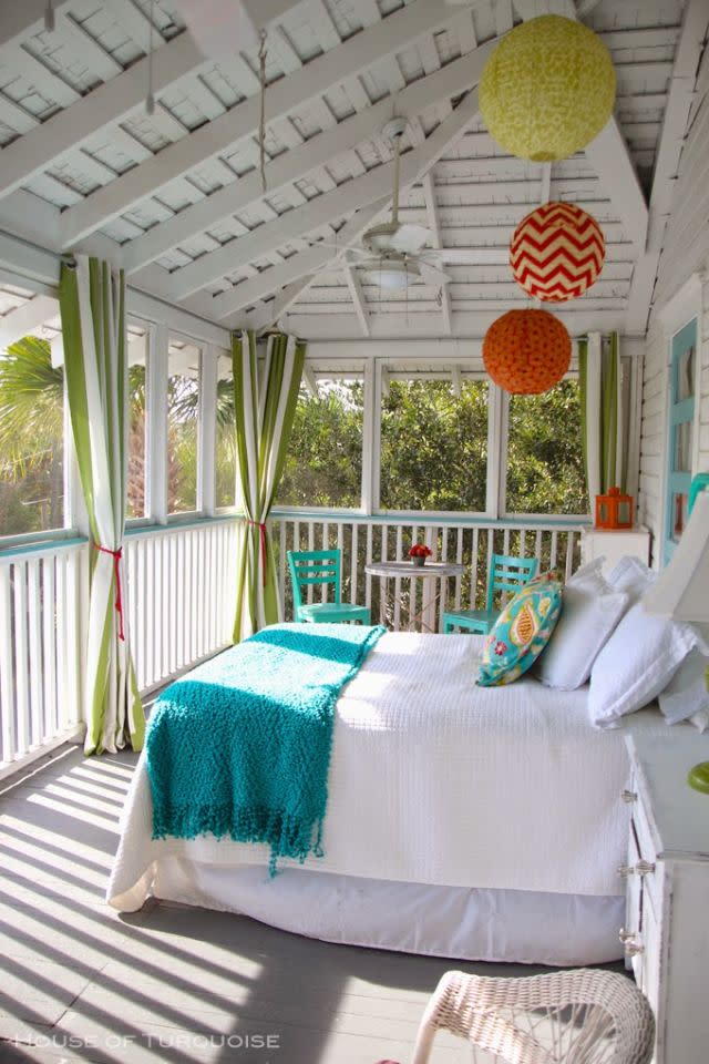 Turn Your Porch into an Outdoor Bedroom