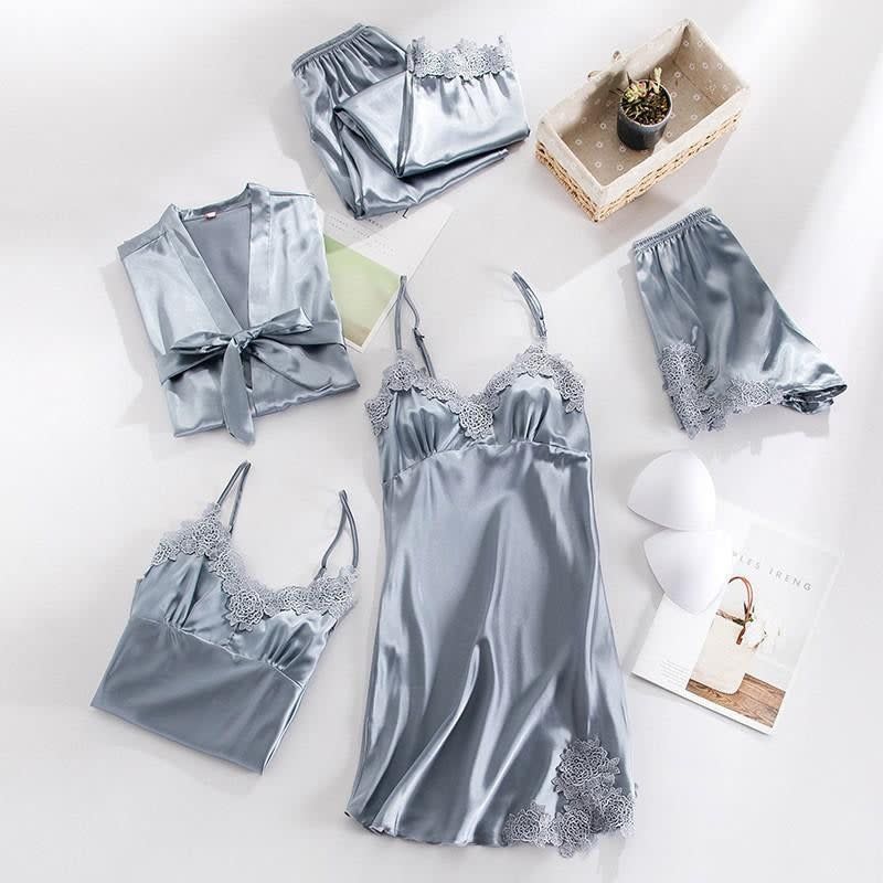 11) Satin Sleepwear Pajama Kit