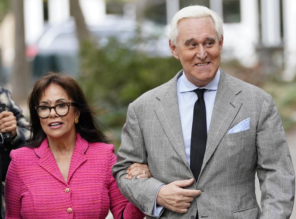 Roger Stone in Washington, D.C. November 7, 2019.