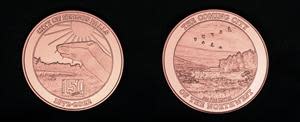 Fergus Falls 150th Anniversary Celebration commemorated by the Otto the Otter Collectible .999 Pure Copper Coin, Front and Back - minted by Osborne Coinage.
www.OsborneCoin.com
#OsborneCoin #MadeInAmerica