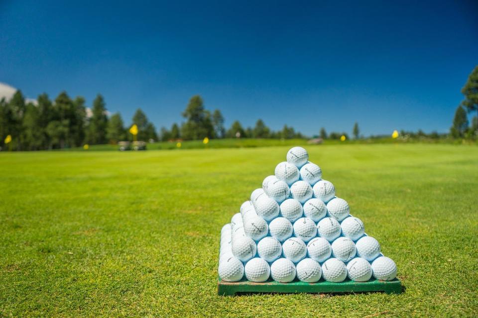 golf, pelota de golf, campo de golf