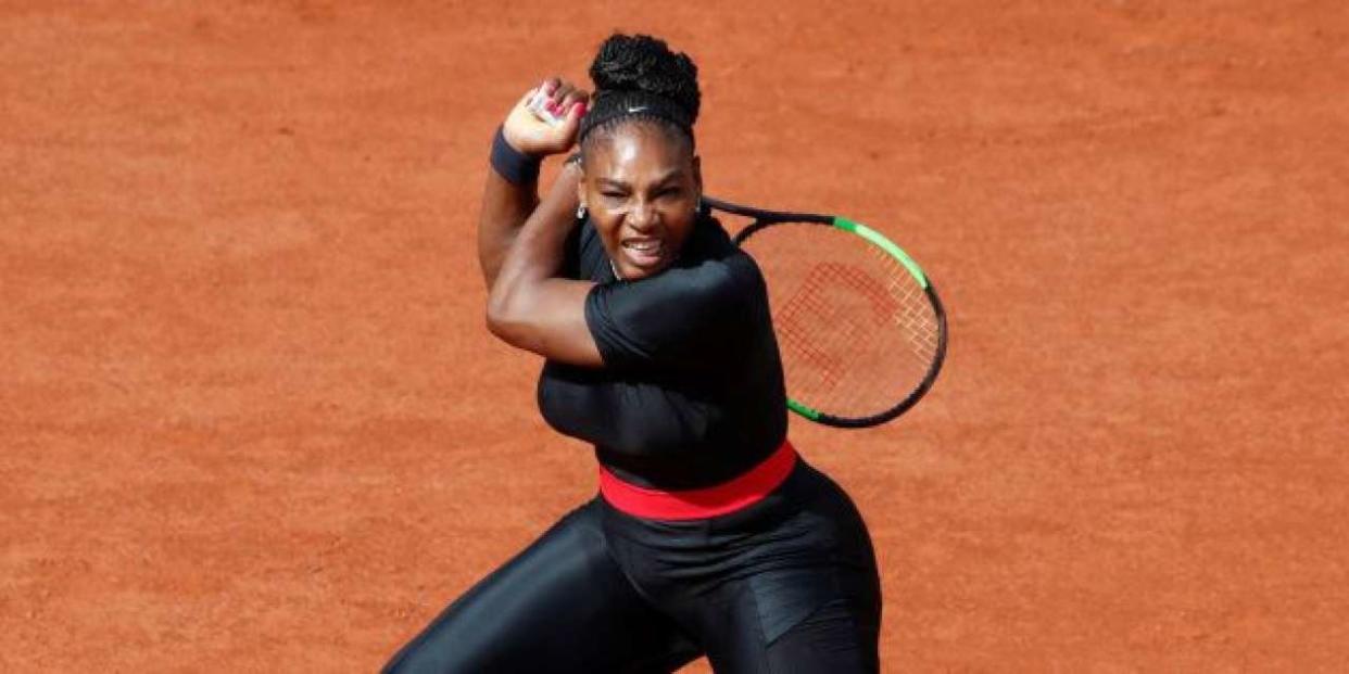 À Roland-Garros, Serena Williams dans une tenue de super-héroïne utile à sa santé.