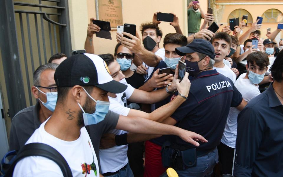 Barcelona's Uruguayan forward Luis Suarez - CROCCHIONI/EPA-EFE/Shutterstock