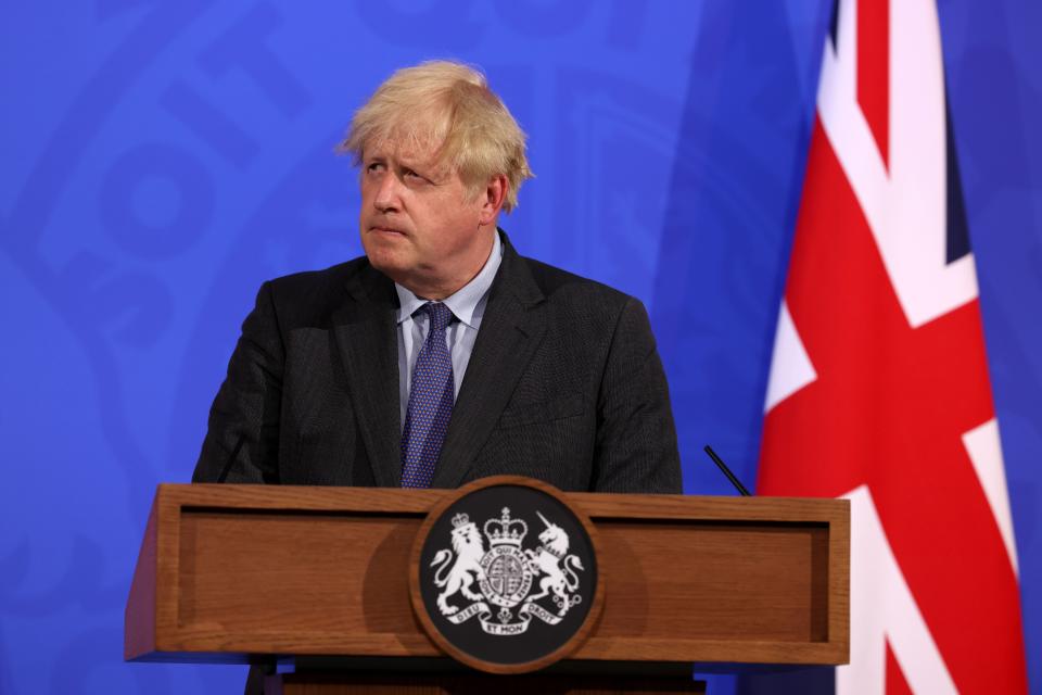 Boris Johnson announced on Monday the lockdown exit would be delayed (Getty Images)