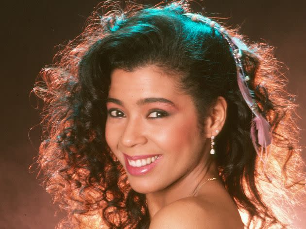 A portrait of Irene Cara taken in 1983 in Los Angeles, California.