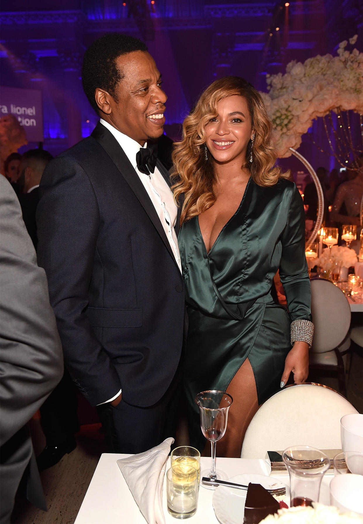 Beyoncé and JAY-Z attend Rihanna’s 3rd Annual Diamond Ball benefitting the Clara Lionel Foundation at Cipriani Wall Street in NYC on September 14, 2017. (Photo: Kevin Mazur/Getty Images for Clara Lionel Foundation)