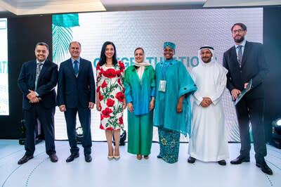 Delegates from Aramco, Saudi Electricity Company and ENOWA the three companies that purchased the most amount of credits at RVCMC’s carbon credit auction event – the largest of its kind