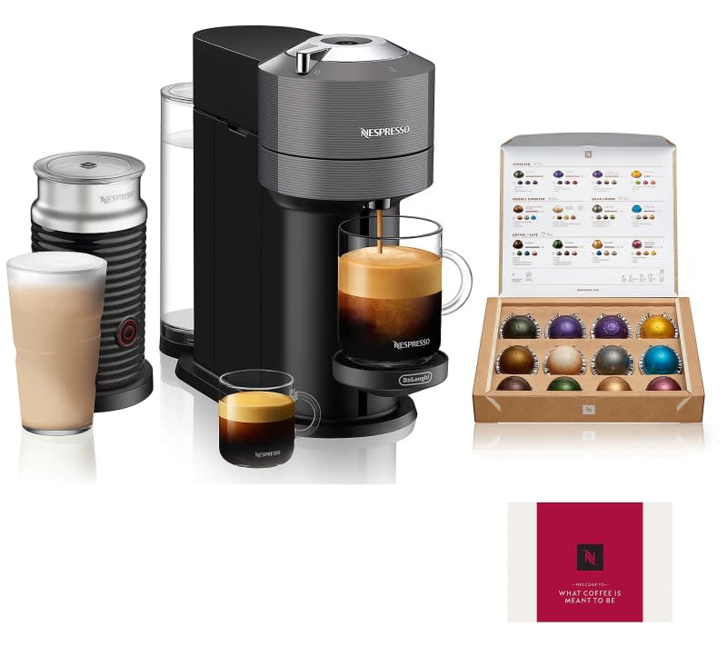 Nespresso Vertuo Next Coffee/Espresso Maker w Frother and Voucher