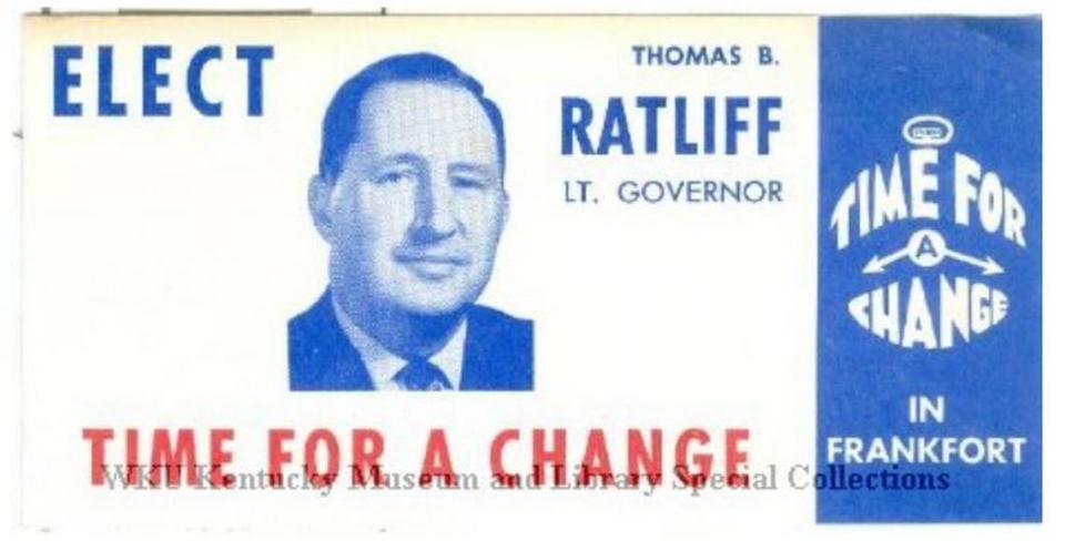 Pike Commonwealth’s Attorney Thomas Ratliff was the Republican nominee for lieutenant governor in 1967.