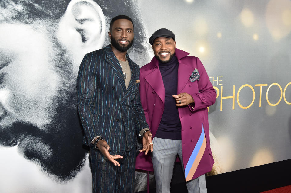 Y’lan Noel and Will Packer attend the world premiere of The Photograph on Feb. 11, 2020 in New York City. - Credit: Steven Ferdman/Getty Images