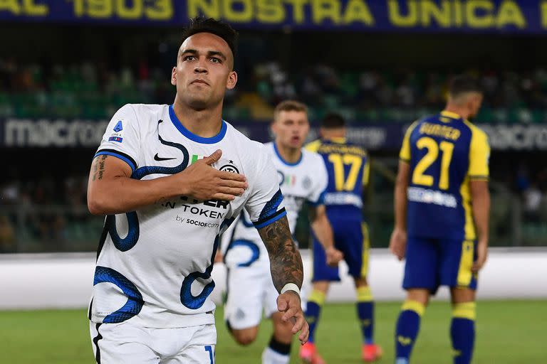 Lautaro Martínez empató en el inicio del segundo tiempo; el bahiense se quedó en Inter y pasa a ser su mayor referencia ofensiva.